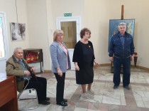 Открытие выставки "Под мирным небом"