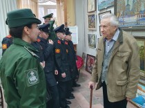 Встреча суворовцев с заслуженным художником России А.В. Ткаченко
